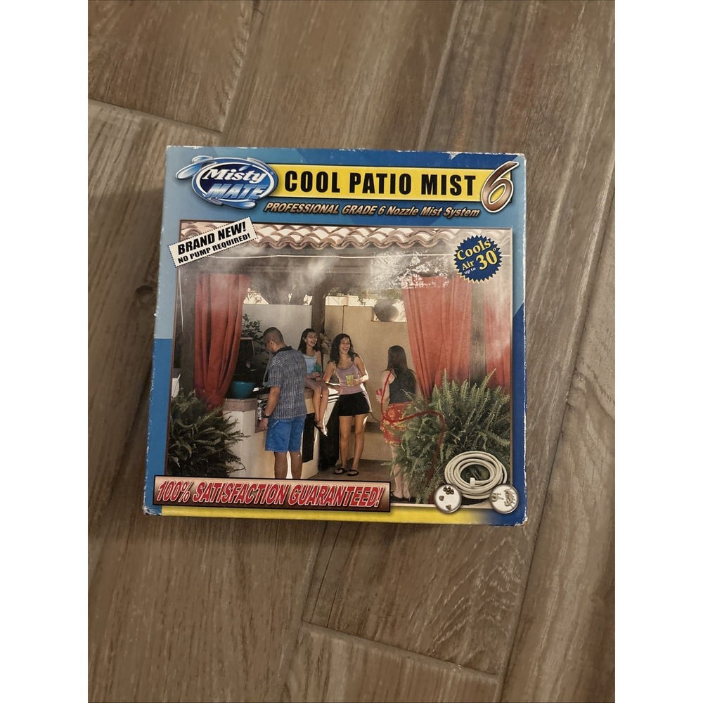 Misty Mate Cool Patio Mist 7006 Professional Grade 6 Nozzle System New In Box‎
